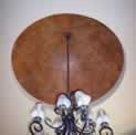 Dining Area Ceiling Dome Faux Finish